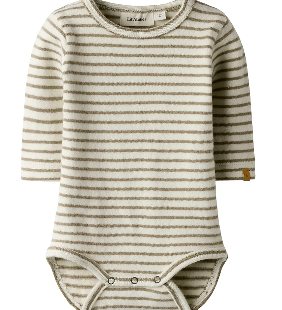 Bodyer|Lil Atelier Body - Strik - NbmThoro - Turtledove/Sepia Tint