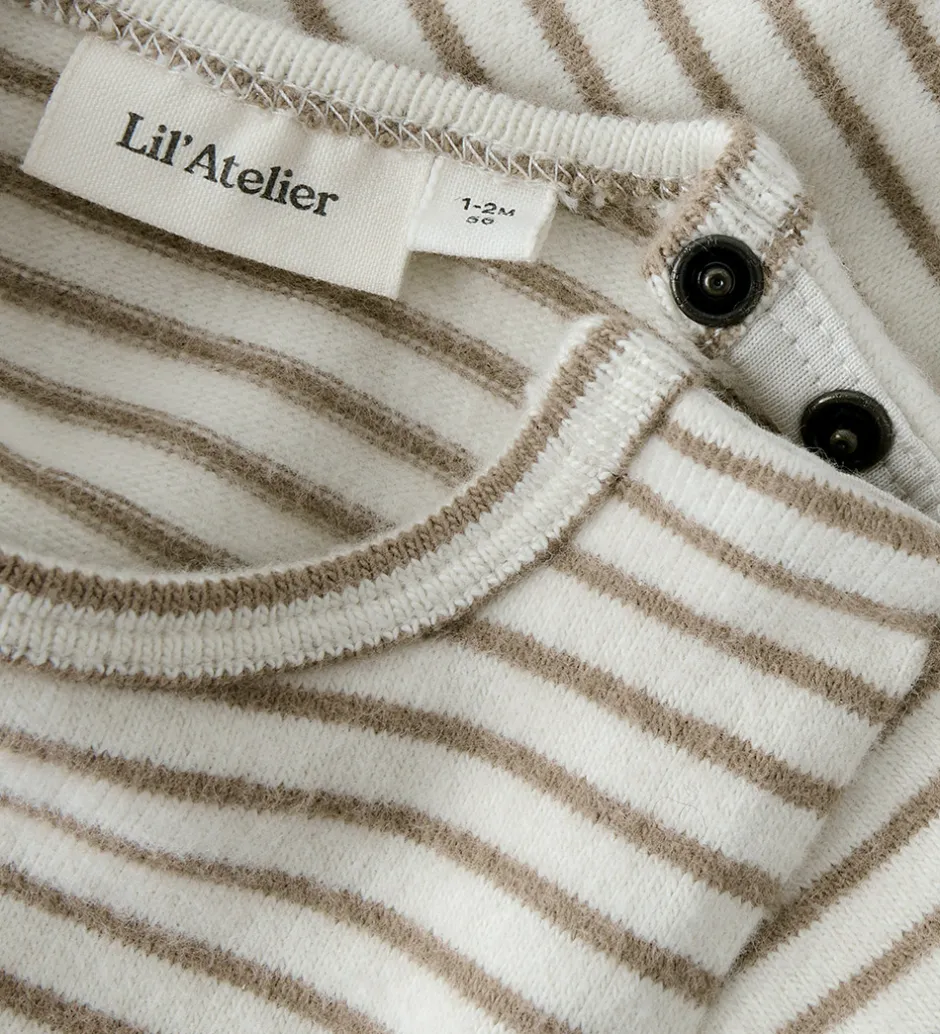 Bodyer|Lil Atelier Body - Strik - NbmThoro - Turtledove/Sepia Tint