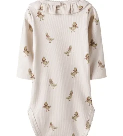 Bodyer|Lil Atelier Lil' Atelier Body L/Æ - Rib - NbfLavo - Almost Mauve/Goose