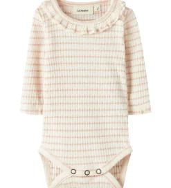 Bodyer|Lil Atelier Lil' Atelier Body l/æ - Rib - NbfOsophia - Cameo Rose