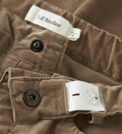 Bukser Og Jeans|Lil Atelier Bukser - Fløjlsvelour - NmmRyansomba - Sepia Tint