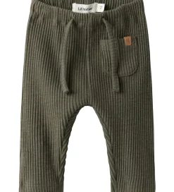 Bukser Og Jeans|Lil Atelier Lil' Atelier Bukser - Rib - NbmRajo - Sea Turtle