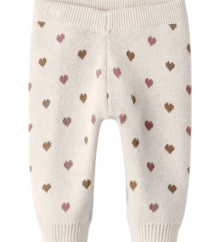 Bukser Og Jeans|Lil Atelier Bukser - Strik - NbfSaran - Turtledove/Sepia Tint