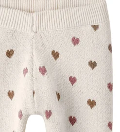 Bukser Og Jeans|Lil Atelier Bukser - Strik - NbfSaran - Turtledove/Sepia Tint