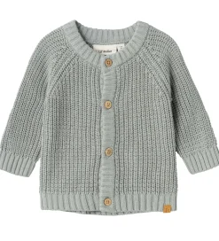 Striktrøjer|Lil Atelier Cardigan - NbnEmlen - Strik - Limestone