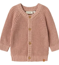 Striktrøjer|Lil Atelier Cardigan - Noos - Strik - NbnEmlen - Misty Rose