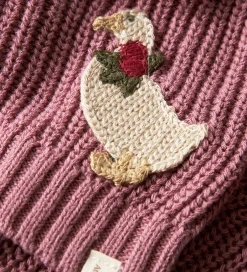 Juletøj|Cardigans|Lil Atelier Cardigan - Strik - NbfEmlen - Nostalgia Rose