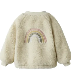 Fleece|Lil Atelier Lil' Atelier Fleecejakke - NmnLajo - Turtledove/Rainbow