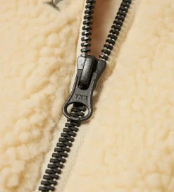 Fleece|Lil Atelier Lil' Atelier Fleecejakke - NmfNalo - Bleached Sand m. Blomster