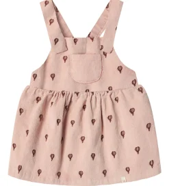 Kjoler|Lil Atelier Kjole - Fløjl - NbfNelly - Cameo Rose/EMB