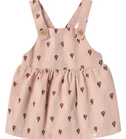 Kjoler|Lil Atelier Kjole - Fløjl - NbfNelly - Cameo Rose/EMB