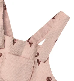 Kjoler|Lil Atelier Kjole - Fløjl - NbfNelly - Cameo Rose/EMB