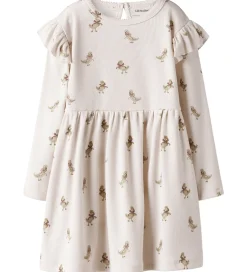 Kjoler|Juletøj|Lil Atelier Lil' Atelier Kjole - Rib - NbfLavo - Almost Mauve/Goose