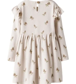 Kjoler|Juletøj|Lil Atelier Lil' Atelier Kjole - Rib - NbfLavo - Almost Mauve/Goose