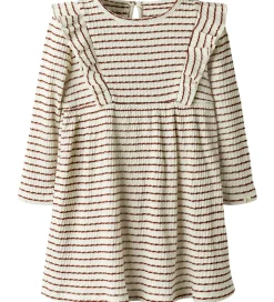 Kjoler|Lil Atelier Lil' Atelier Kjole - Rib - NmfOsophia - Hot Chocolate