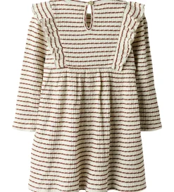 Kjoler|Lil Atelier Lil' Atelier Kjole - Rib - NmfOsophia - Hot Chocolate