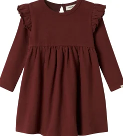 Kjoler|Lil Atelier Kjole - Strik - NmfThora - Hot Chocolate