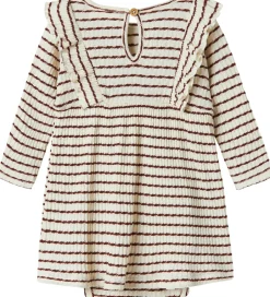 Kjoler|Bodyer|Lil Atelier Lil' Atelier Kjolebody l/æ - Rib - NbfOsophia - Hot Chocolate