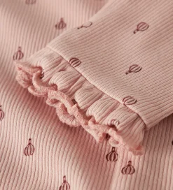 Leggings|Lil Atelier Lil' Atelier Leggings - Slim Rib - NbfGago - Cameo Rose