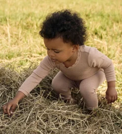 Leggings|Lil Atelier Lil' Atelier leggings - Uld - NbfNoel - Roebuck m. Hulmønster