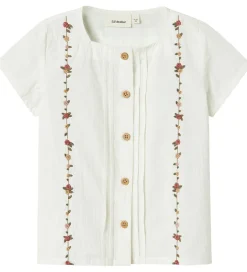 Skjorter|Lil Atelier Lil' Atelier Skjorte - NmfJolene - Coconut Milk m. Blomster