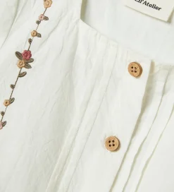 Skjorter|Lil Atelier Lil' Atelier Skjorte - NmfJolene - Coconut Milk m. Blomster