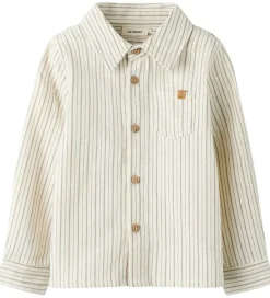 Skjorter|Lil Atelier Skjorte - NmmFelixo - Turtledove/Sepia Tint