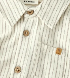 Skjorter|Lil Atelier Skjorte - NmmFelixo - Turtledove/Sepia Tint