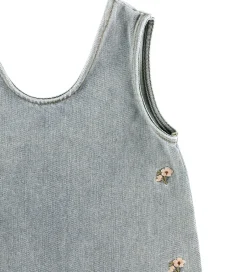 Kjoler|Lil Atelier Spencer - NmfDarlee - Medium Blue Denim/Flower Emb