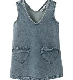 Pigetøj|Kjoler|Lil Atelier Lil' Atelier Spencer - NmfLulia - Medium Blue Denim