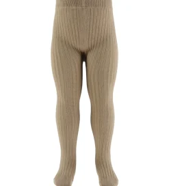 Strømpebukser|Lil Atelier Lil' Atelier Strømpebukser - Noos - Rib - NbnIlso - Sepia Tint