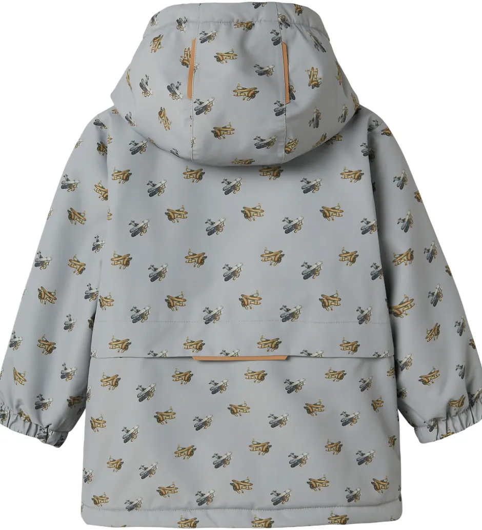 Vinterjakker|Lil Atelier Lil' Atelier Vinterjakke - NmmLasnow10 - Ultimate Grey/Airplanes