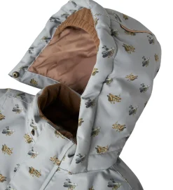 Vinterjakker|Lil Atelier Lil' Atelier Vinterjakke - NmmLasnow10 - Ultimate Grey/Airplanes