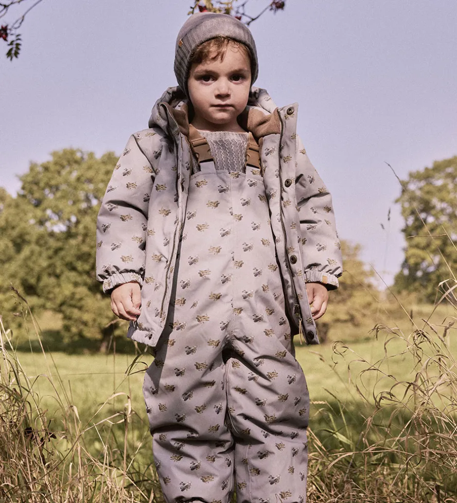 Vinterjakker|Lil Atelier Lil' Atelier Vinterjakke - NmmLasnow10 - Ultimate Grey/Airplanes