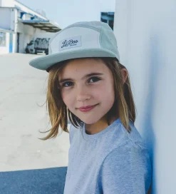 Kasketter|Lil' Boo Copenhagen Kasket - Block Mint 5 Panel - Dusty Mint/Gre