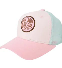 Kasketter|Lil' Boo Copenhagen Kasket - Trucker - Pink/Turquoise