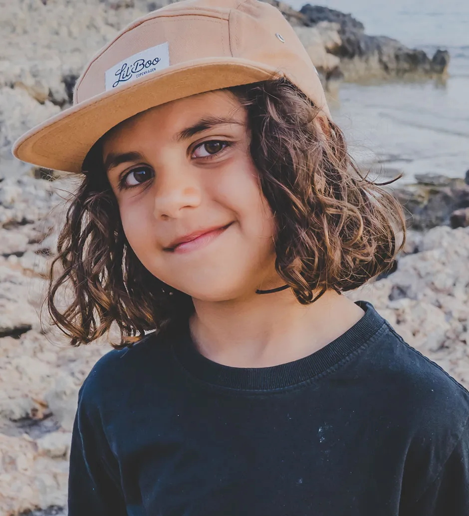 Kasketter|Lil' Boo Copenhagen Kasket - Organic 5 - Brun