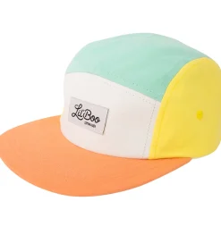 Kasketter|Lil' Boo Copenhagen Kasket - Block Happy 5 - Orange/Green/Yellow