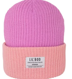 Huer Og Hatte|Lil' Boo Copenhagen Lil'Boo Copenhagen Hue - Rib/Strik - Hygge - Pink/Purple
