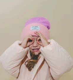 Huer Og Hatte|Lil' Boo Copenhagen Lil'Boo Copenhagen Hue - Rib/Strik - Hygge - Pink/Purple