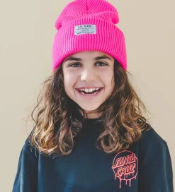 Huer Og Hatte|Basis|Lil' Boo Copenhagen Lil'Boo Copenhagen Hue - Rib/Strik - Hygge - Neon Pink