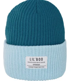Huer Og Hatte|Basis|Lil' Boo Copenhagen Lil'Boo Copenhagen Hue - Rib/Strik - Hygge - Blå