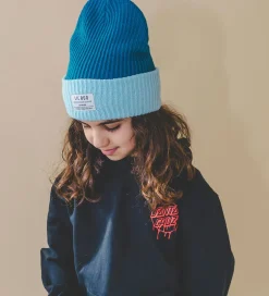 Huer Og Hatte|Basis|Lil' Boo Copenhagen Lil'Boo Copenhagen Hue - Rib/Strik - Hygge - Blå