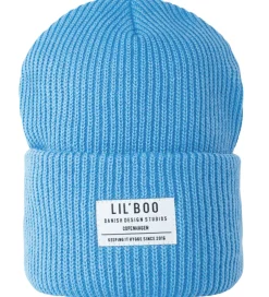 Huer Og Hatte|Basis|Lil' Boo Copenhagen Lil'Boo Copenhagen Hue - Rib/Strik - Hygge - Blå