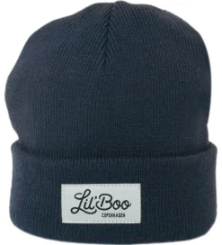 Huer Og Hatte|Basis|Lil' Boo Copenhagen Lil'Boo Copenhagen Hue - Strik - Classic - Navy