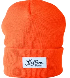 Huer Og Hatte|Basis|Lil' Boo Copenhagen Lil'Boo Copenhagen Hue - Strik - Classic - Orange