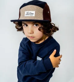 Uld|Kasketter|Lil' Boo Copenhagen Lil'Boo Copenhagen Kasket - Uld/Polyester - Brun/Navy