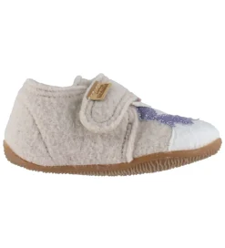 Uld|Living Kitzbühel Hjemmesko - Uld - Einhornzauber - Oat Milk