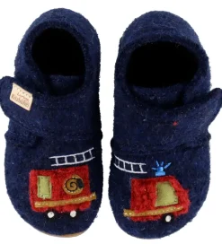 Uld|Living Kitzbühel Hjemmesko - Uld - Fredi Feuerwehr - Nachtblau