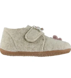 Uld|Living Kitzbühel Hjemmesko - Uld - Sissi Schmetterling - Oat Mil